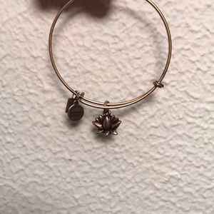 Alex & Ani Lotus charm bracelet